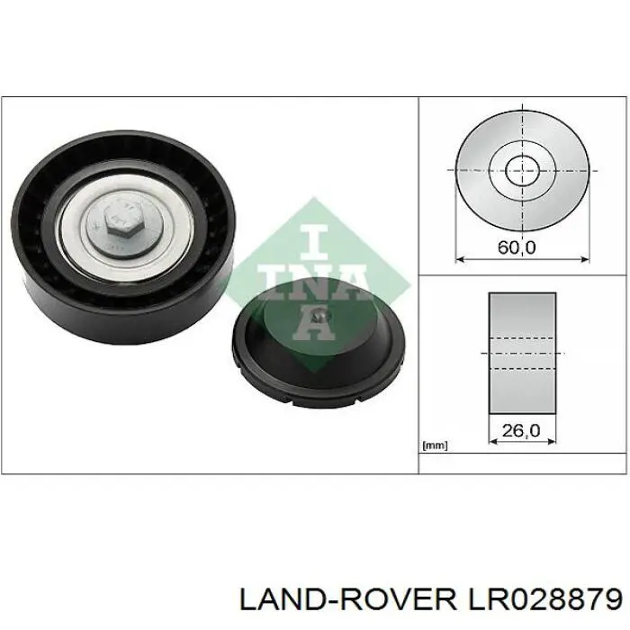 Rolo parasita da correia de transmissão Land Rover LR028879 preço, a partir de 24,46 USD
