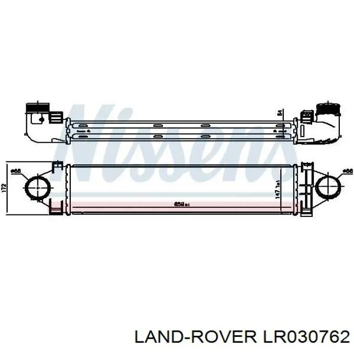 Radiador de intercooler Land Rover LR030762 preço, a partir de 91,94 USD