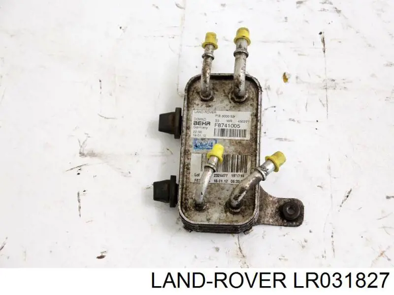 LR031827 Land Rover Radiador de óleo (frigorífico), debaixo de filtro