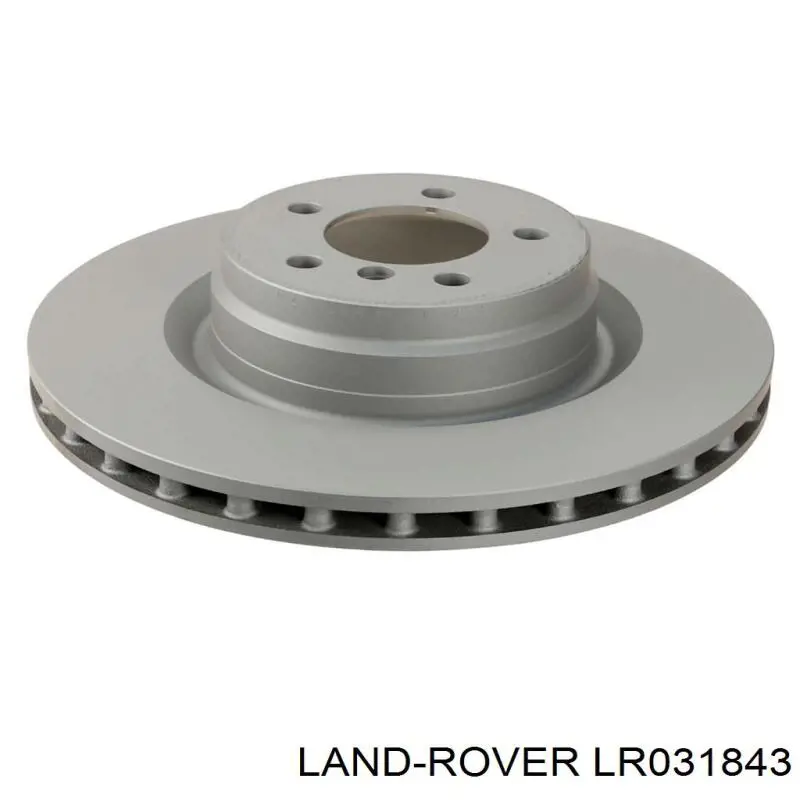 LR031843 Land Rover Disco do freio dianteiro
