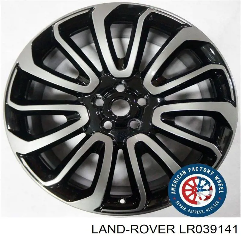 LR039141 Land Rover Discos de roda de aleação ligeira (de aleação ligeira, de titânio)