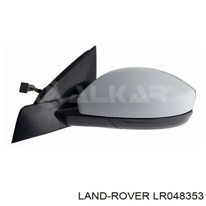 LR048353 Land Rover Placa sobreposta (tampa) do espelho de retrovisão direito