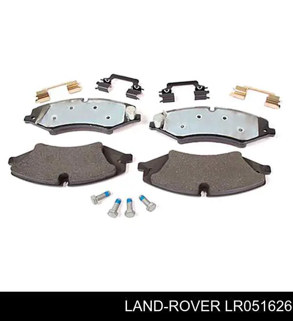 LR051626 Land Rover Sapatas do freio dianteiras de disco