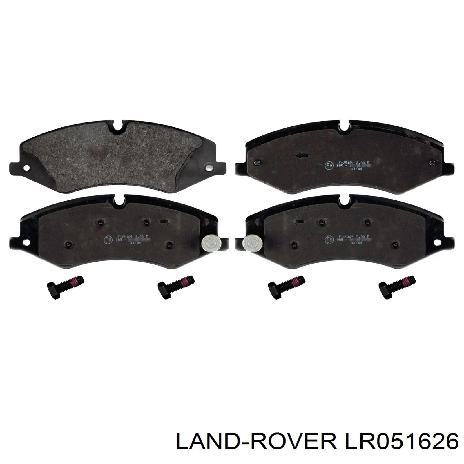 Compre LR051626 Land Rover Sapatas do freio dianteiras de disco