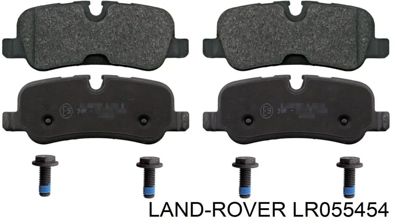 Compre LR055454 Land Rover Sapatas do freio traseiras de disco