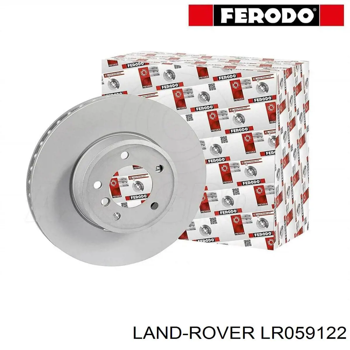 LR059122 Land Rover Disco do freio dianteiro