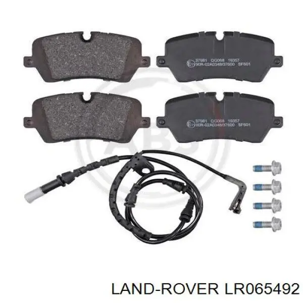 LR065492 Land Rover Sapatas do freio traseiras de disco