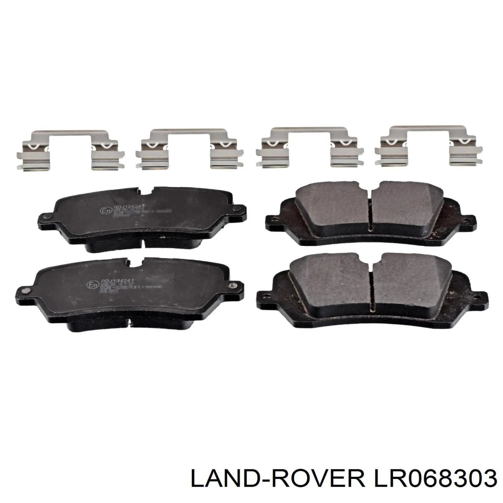 Compre LR068303 Land Rover Sapatas do freio traseiras de disco