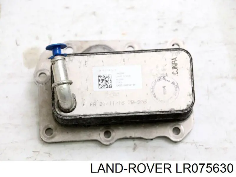 LR075630 Land Rover Radiador de óleo