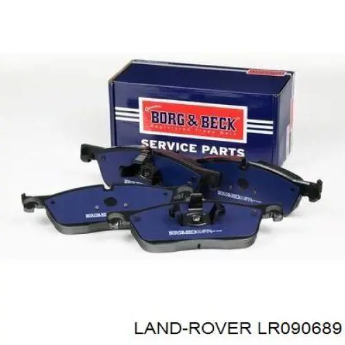 LR090689 Land Rover Sapatas do freio dianteiras de disco