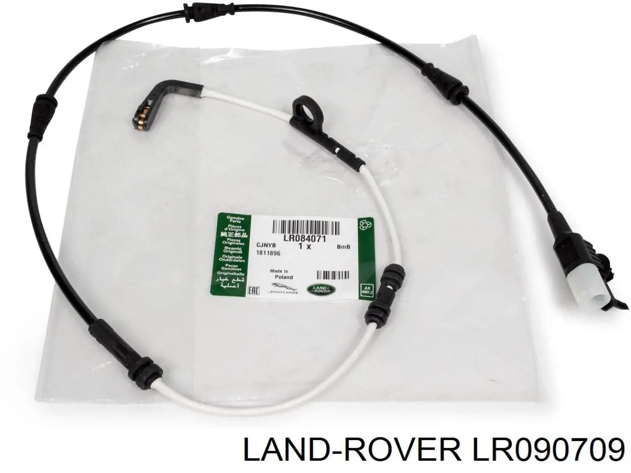 Sensor traseiro de desgaste das sapatas do freio Land Rover LR090709