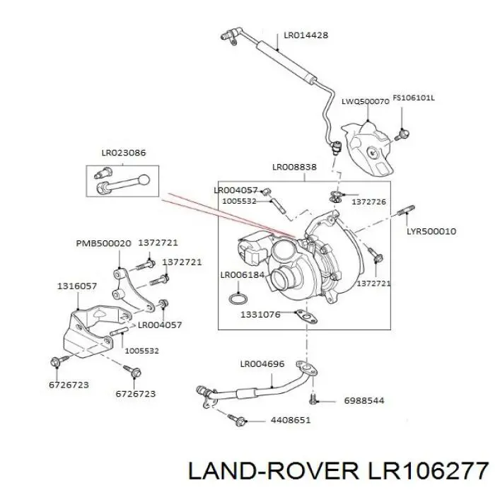 Porca de tubo coletor de escape Land Rover LR106277 preço, a partir de 2,84 USD
