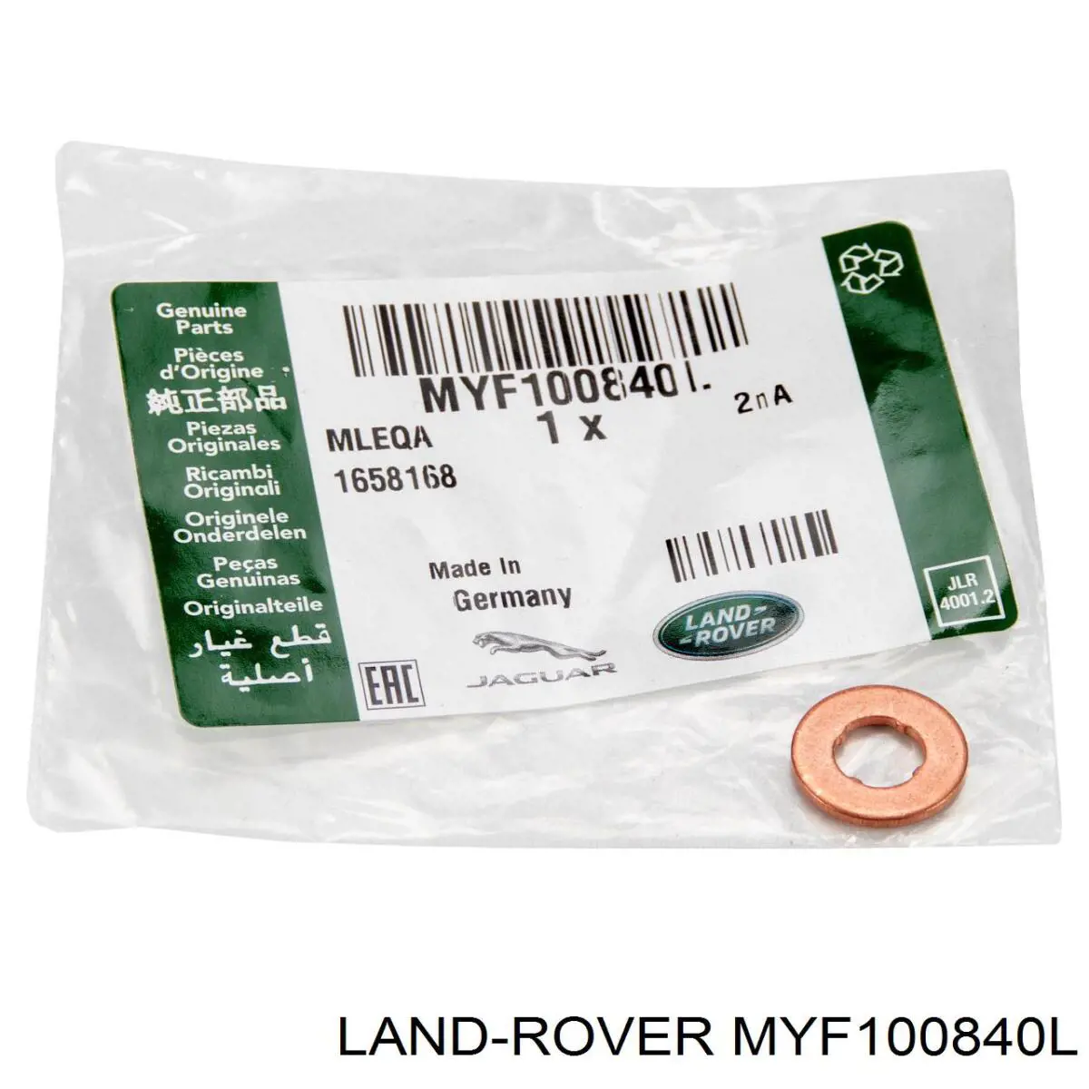 Anel (arruela) do injetor de ajuste Land Rover MYF100840L preço, a partir de 10,91 USD