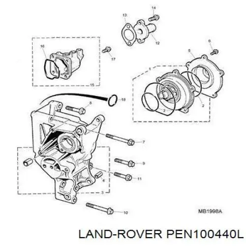 Compre PEN100440L Land Rover 