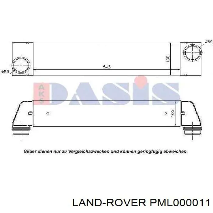 Radiador de intercooler Land Rover PML000011 preço, a partir de 77,79 USD