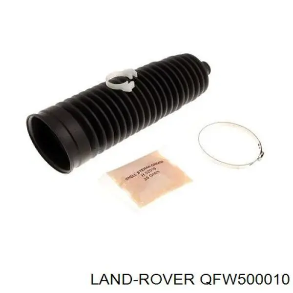 QFW500010 Land Rover Bota de proteção do mecanismo de direção (de cremalheira)