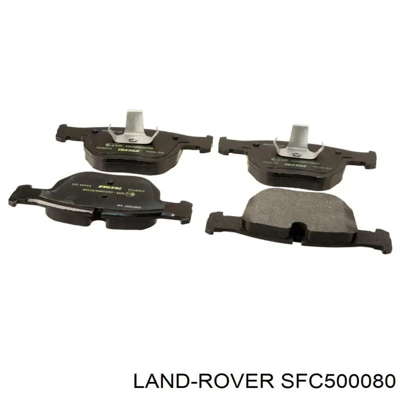 SFC500080 Land Rover Sapatas do freio dianteiras de disco