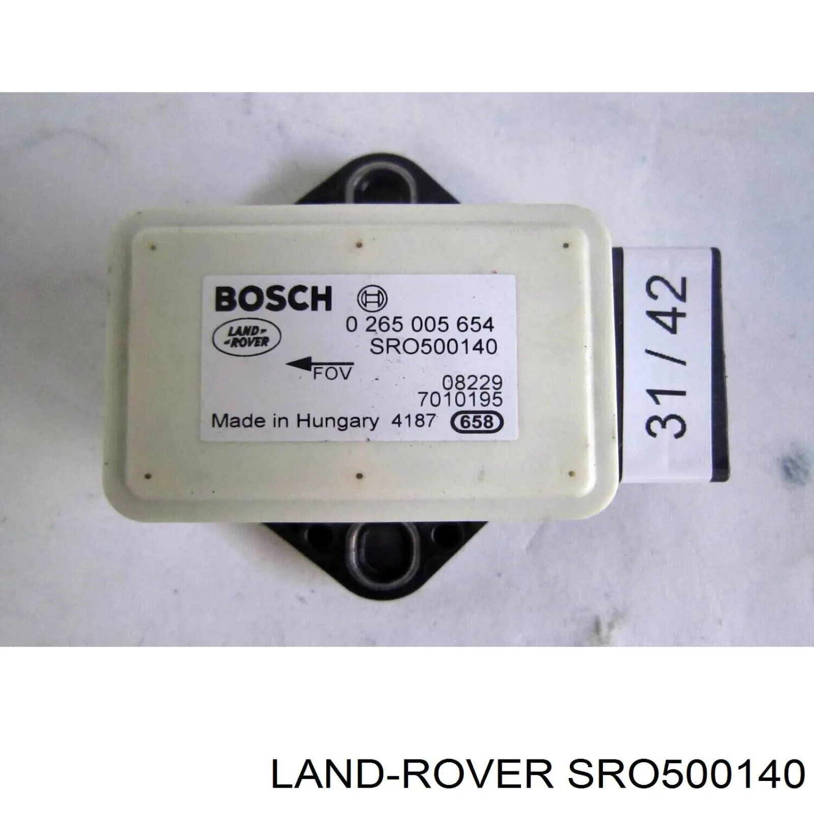 Sensor de aceleração transversal (ESP) Land Rover SRO500140 preço, a partir de 54,48 USD