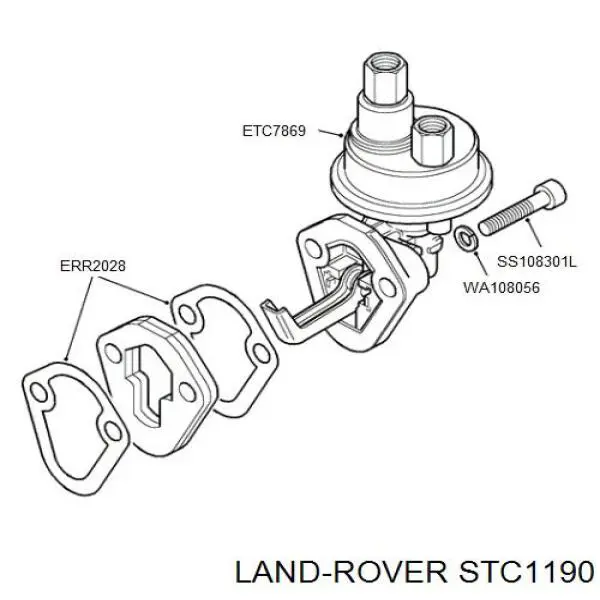 Compre STC1190 Land Rover Bomba de combustível mecânica