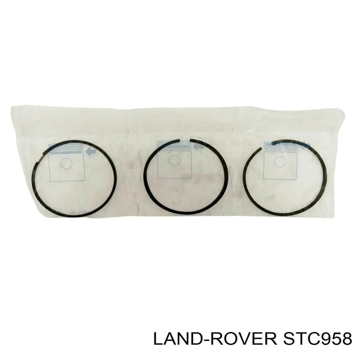 STC958 Land Rover Anéis do pistão para 1 cilindro, STD.