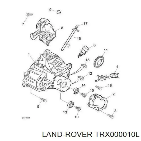 Bucim da Caixa Automática de Mudança (de árvore de saída/secundária) Land Rover TRX000010L preço, a partir de 19,22 USD