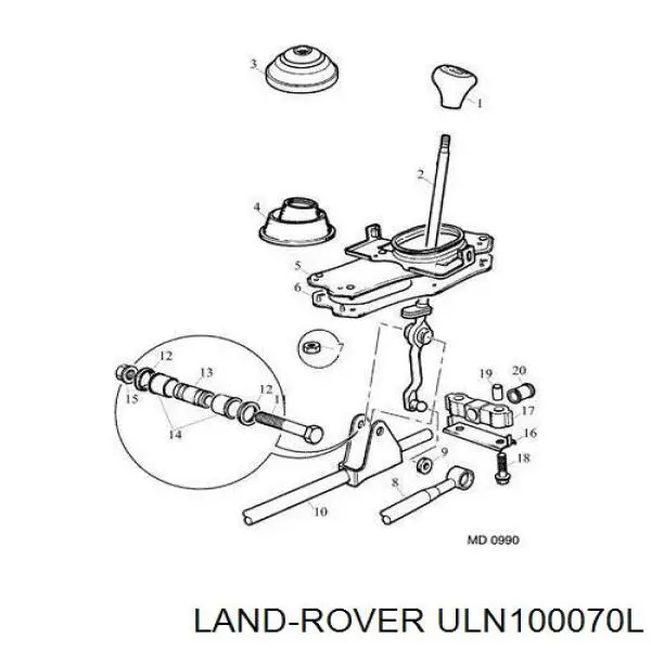  Land Rover ULN100070L preço, a partir de 13,70 USD