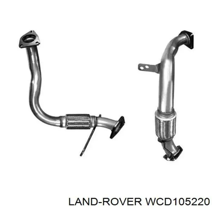 Compre WCD105220 Land Rover Silenciador, parte dianteira