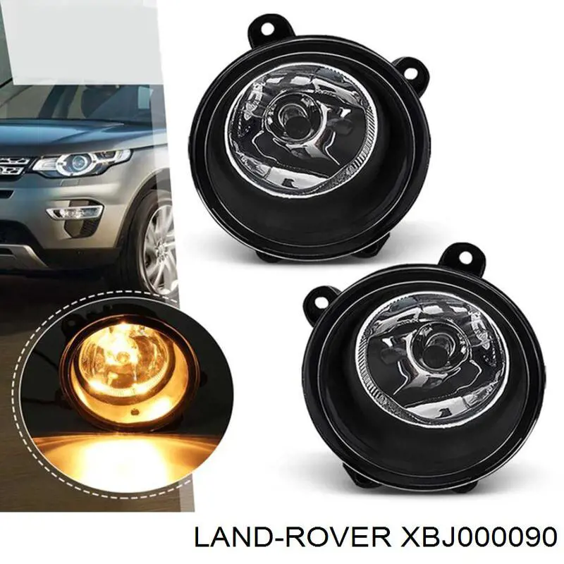 Compre XBJ000090 Land Rover Luzes de nevoeiro esquerdas