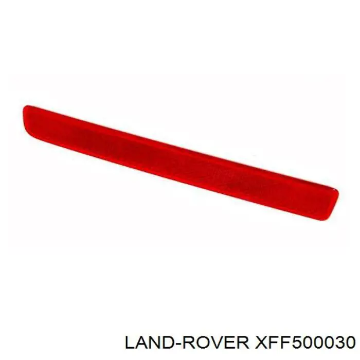 XFF500030 Land Rover Retrorrefletor (refletor) do pára-choque traseiro esquerdo