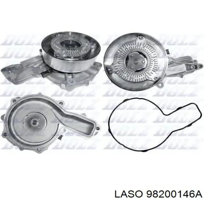 Bomba de água (bomba) de esfriamento Laso 98200146A preço, a partir de 474,63 USD