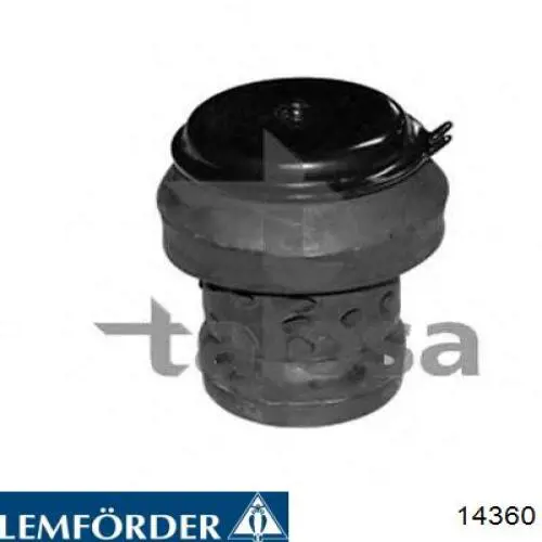 Coxim (suporte) dianteiro de motor 14360 Lemforder