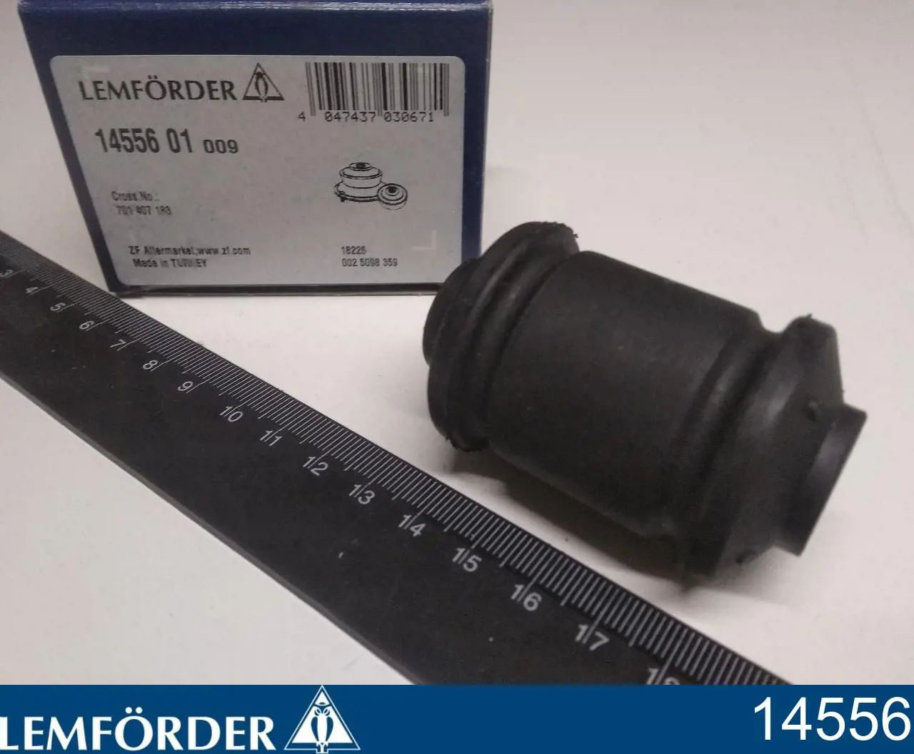 14556 Lemforder Bloco silencioso dianteiro do braço oscilante inferior