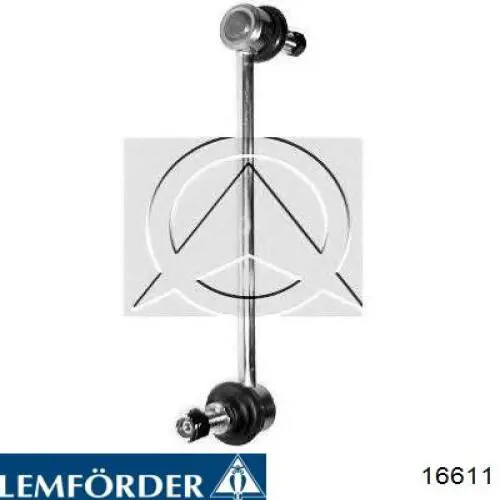 Braço oscilante superior esquerdo/direito de suspensão dianteira 16611 Lemforder