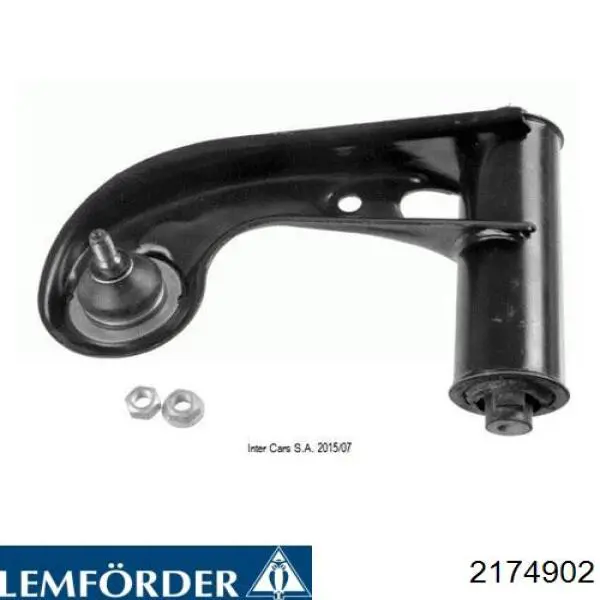 Compre 2174902 Lemforder Braço oscilante superior esquerdo de suspensão dianteira