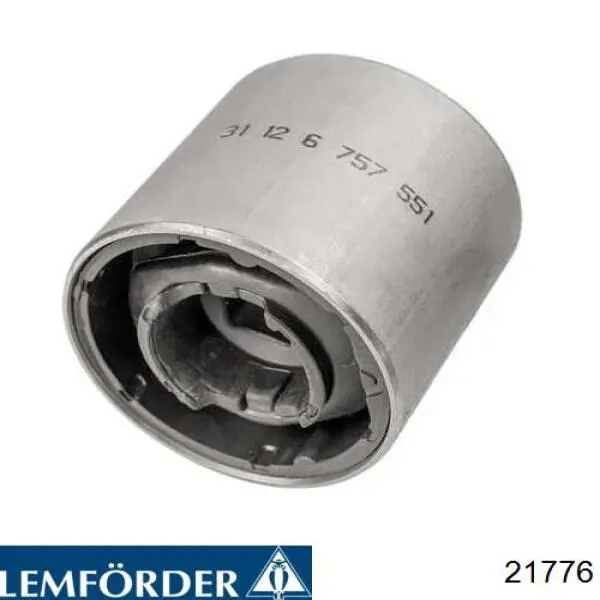 Bloco silencioso dianteiro do braço oscilante inferior 21776 Lemforder