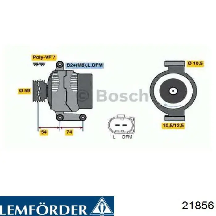 Compre 21856 Lemforder Tração de direção montada direita
