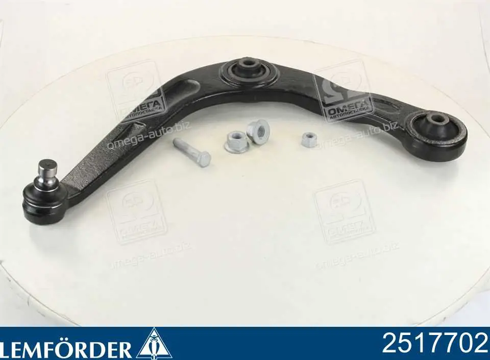 Braço oscilante inferior esquerdo de suspensão dianteira Lemforder 2517702 preço, a partir de 65,34 USD
