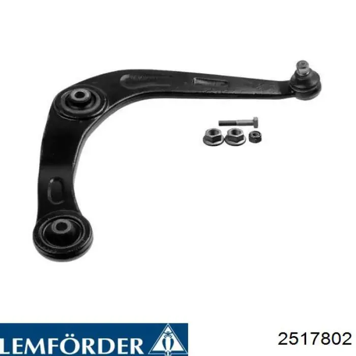 Braço oscilante inferior direito de suspensão dianteira Lemforder 2517802 preço, a partir de 65,45 USD
