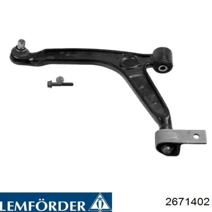 Braço oscilante inferior esquerdo de suspensão dianteira Lemforder 2671402 preço, a partir de 58,73 USD