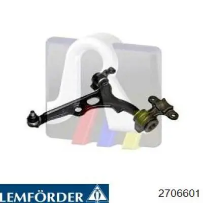 Compre 2706601 Lemforder Braço oscilante inferior direito de suspensão dianteira