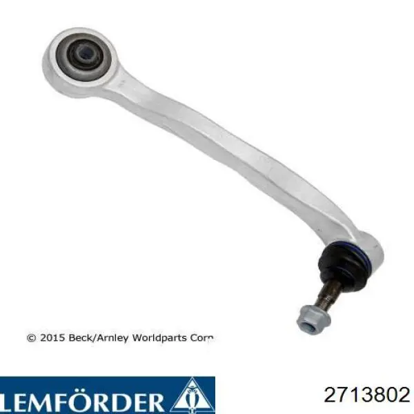 Braço oscilante inferior esquerdo de suspensão dianteira Lemforder 2713802 preço, a partir de 65,00 USD