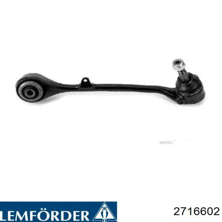 Braço oscilante inferior direito de suspensão dianteira Lemforder 2716602 preço, a partir de 89,86 USD