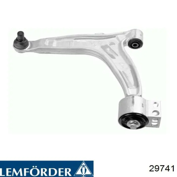 Compre 29741 Lemforder Braço oscilante inferior esquerdo de suspensão dianteira