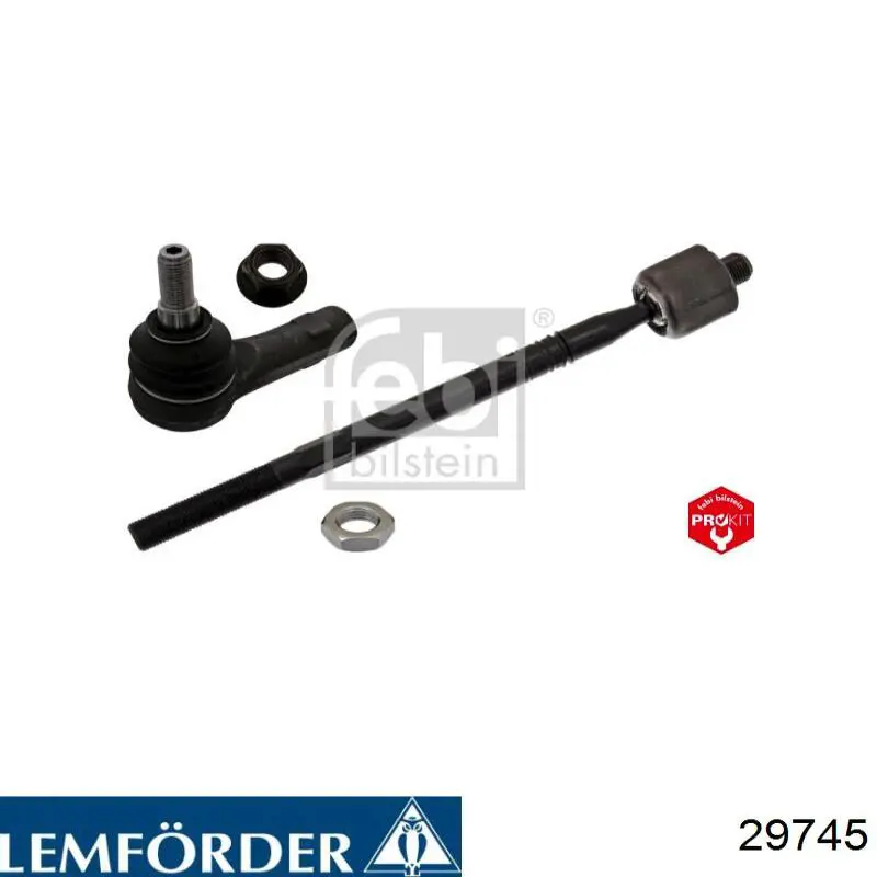 Compre 29745 Lemforder Tração de direção montada direita