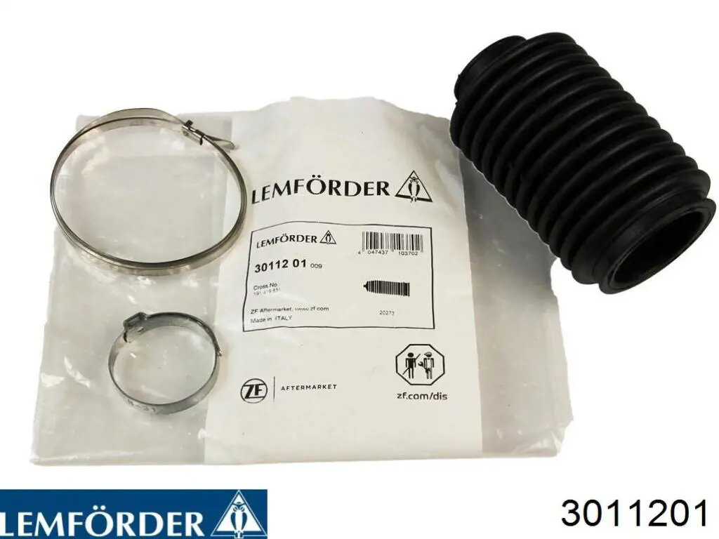 Bota de proteção esquerda do mecanismo de direção (de cremalheira) Lemforder 3011201 preço, a partir de 4,78 USD