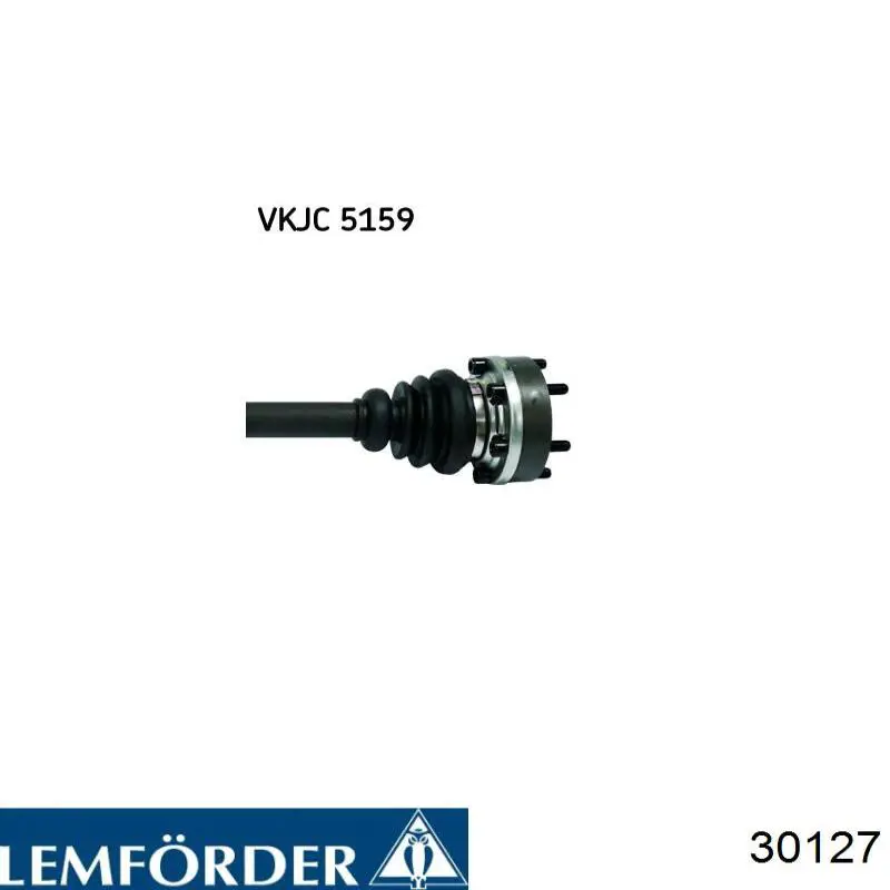 Bota de proteção do mecanismo de direção (de cremalheira) Lemforder 30127