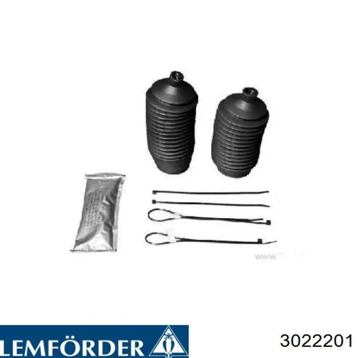 Bota de proteção esquerda do mecanismo de direção (de cremalheira) Lemforder 3022201 preço, a partir de 10,96 USD
