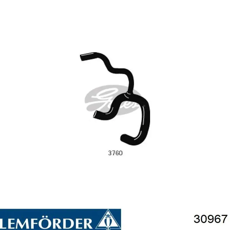 Montante de estabilizador dianteiro 30967 Lemforder