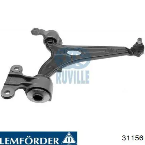 31156 Lemforder Braço oscilante inferior direito de suspensão dianteira