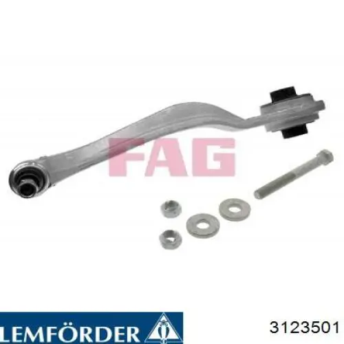 Compre 3123501 Lemforder Braço oscilante inferior esquerdo de suspensão dianteira